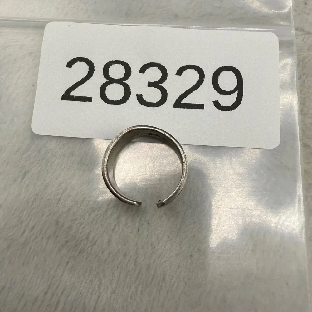 Vintage Sterling Silver Toe Ring Celtic Knot Triquetra Adjustable Size 2
